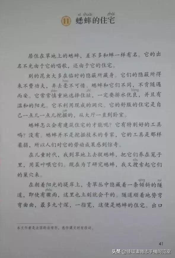 四年级上册语文电子课本,四年级上册语文课本内容