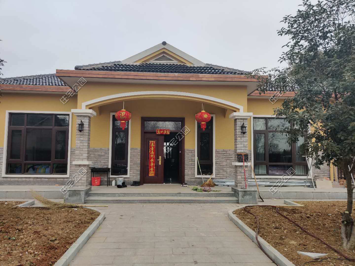 安徽老哥30万建房，钢结构屋顶铺XPS板，室内冬暖夏凉你见过吗？