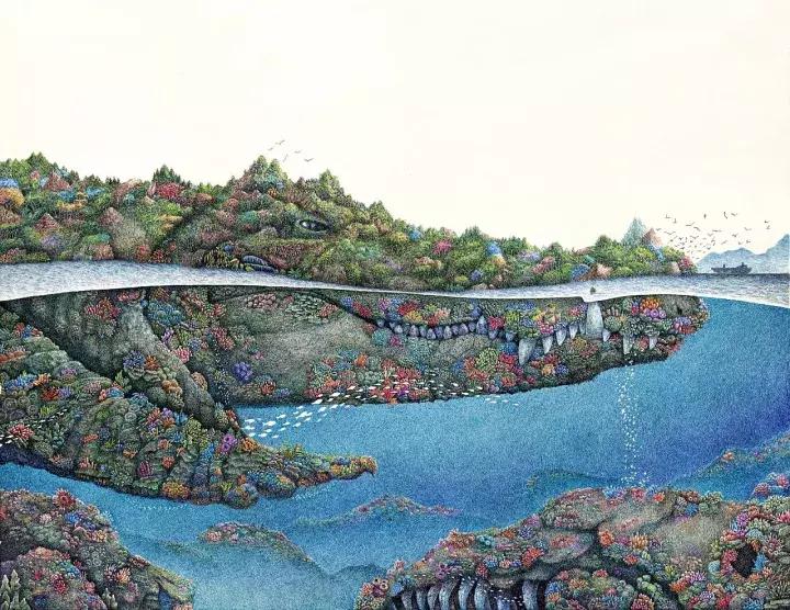 小央美水墨画作品欣赏,小央美人物画