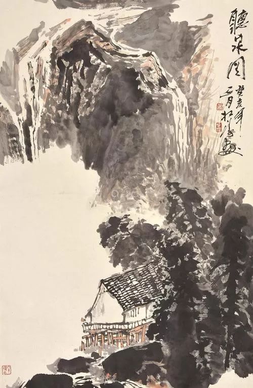 赵松涛人物画欣赏,临摹赵松涛山水画
