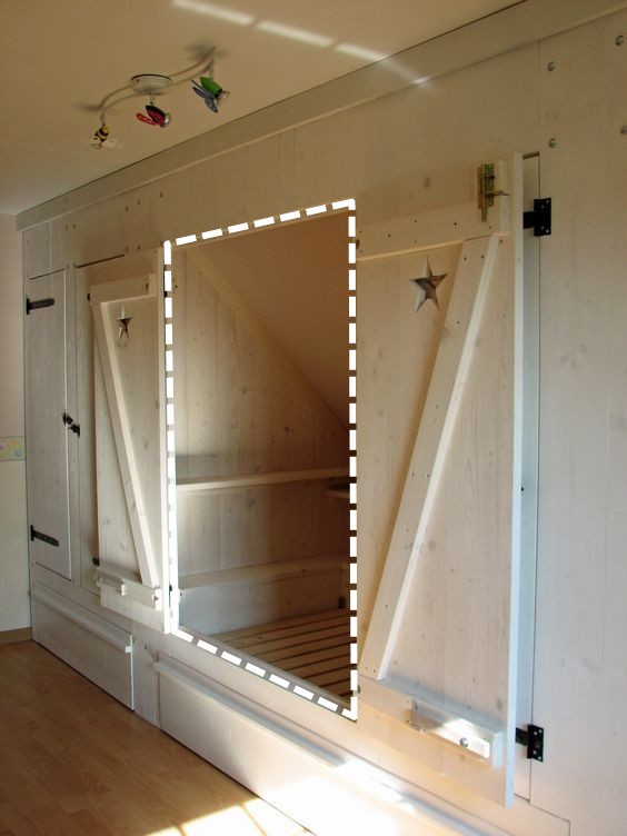 我要是做了壁橱床，凿洞通风做采光，睡里面不闷收纳照样也不耽误