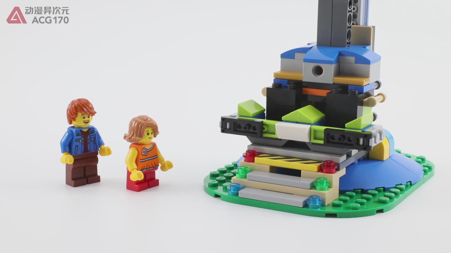 乐高大积木旋转塔,乐高百变积木塔吊