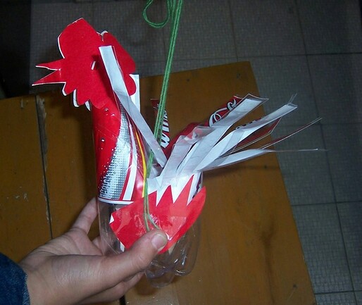 水瓶改造花灯,用大的水瓶做花灯