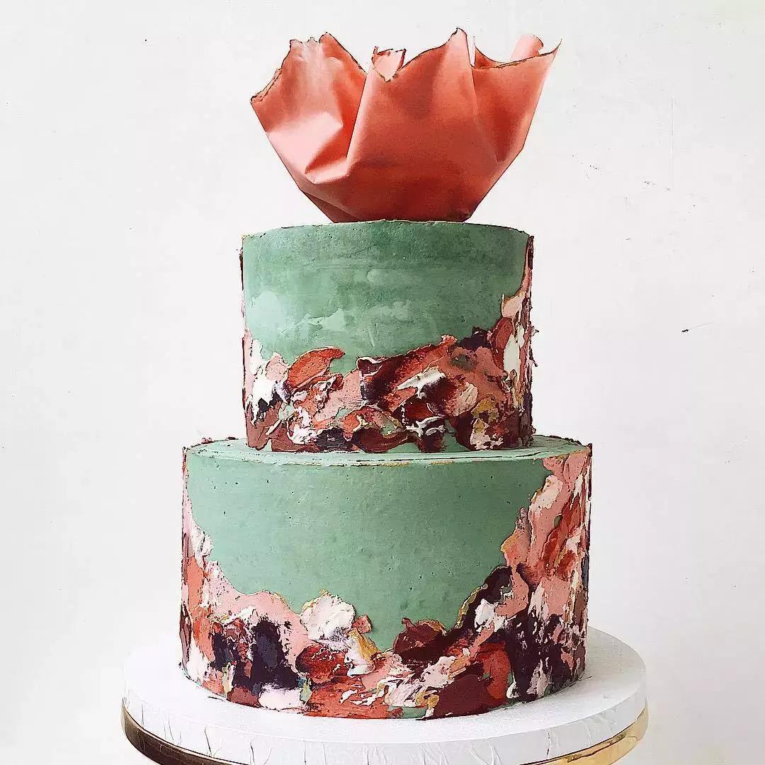 蛋糕好看复古可爱做法,艺术蛋糕创意制作视频