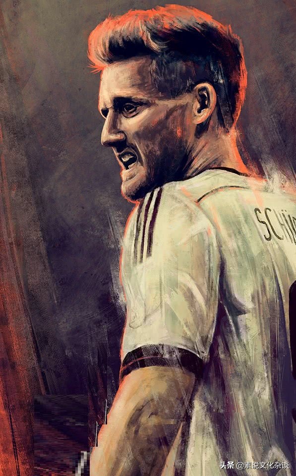 当足球遇到艺术绘画,当足球比赛赢了球迷有多高兴