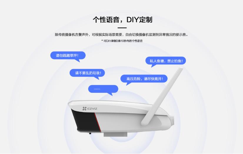 海康威视萤石C6c星光夜视功能,海康威视萤石云4g双目摄像头