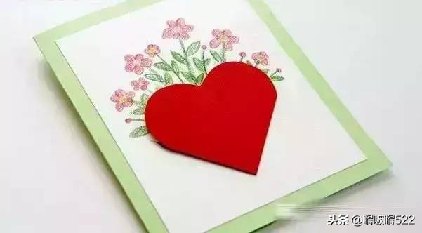 幼儿园节日贺卡制作教程简单漂亮,一年级手工节日贺卡