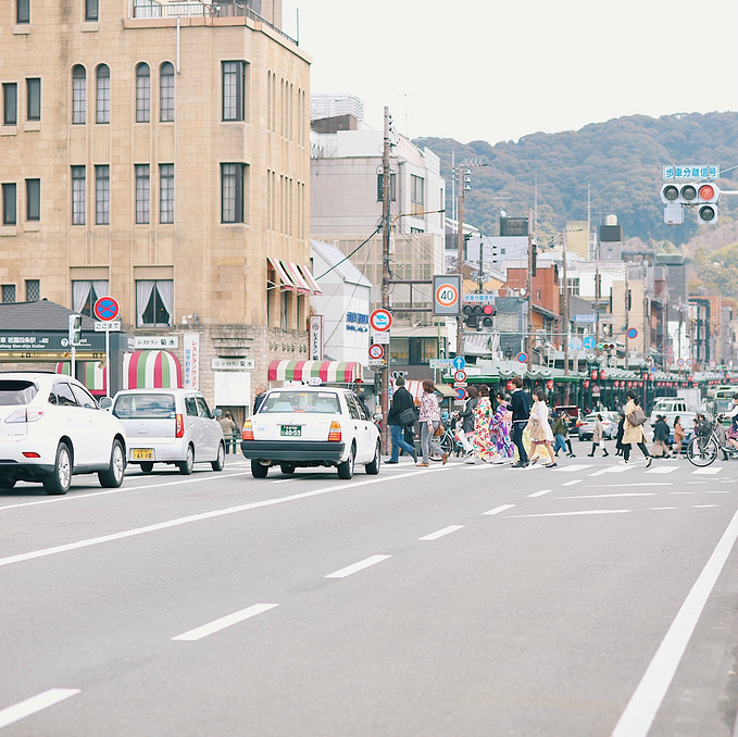各地日本风情街现状穿和服,日本最古老的一条街