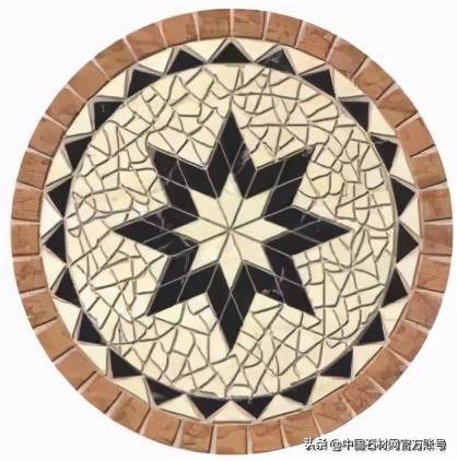 现代简约艺术感大理石马赛克图案,高端石材马赛克效果图