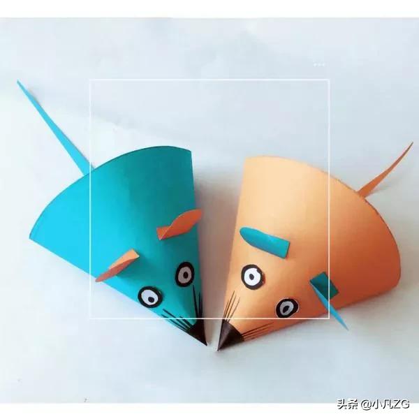 手工制作小老鼠幼儿园,亲子手工制作小老鼠幼儿园