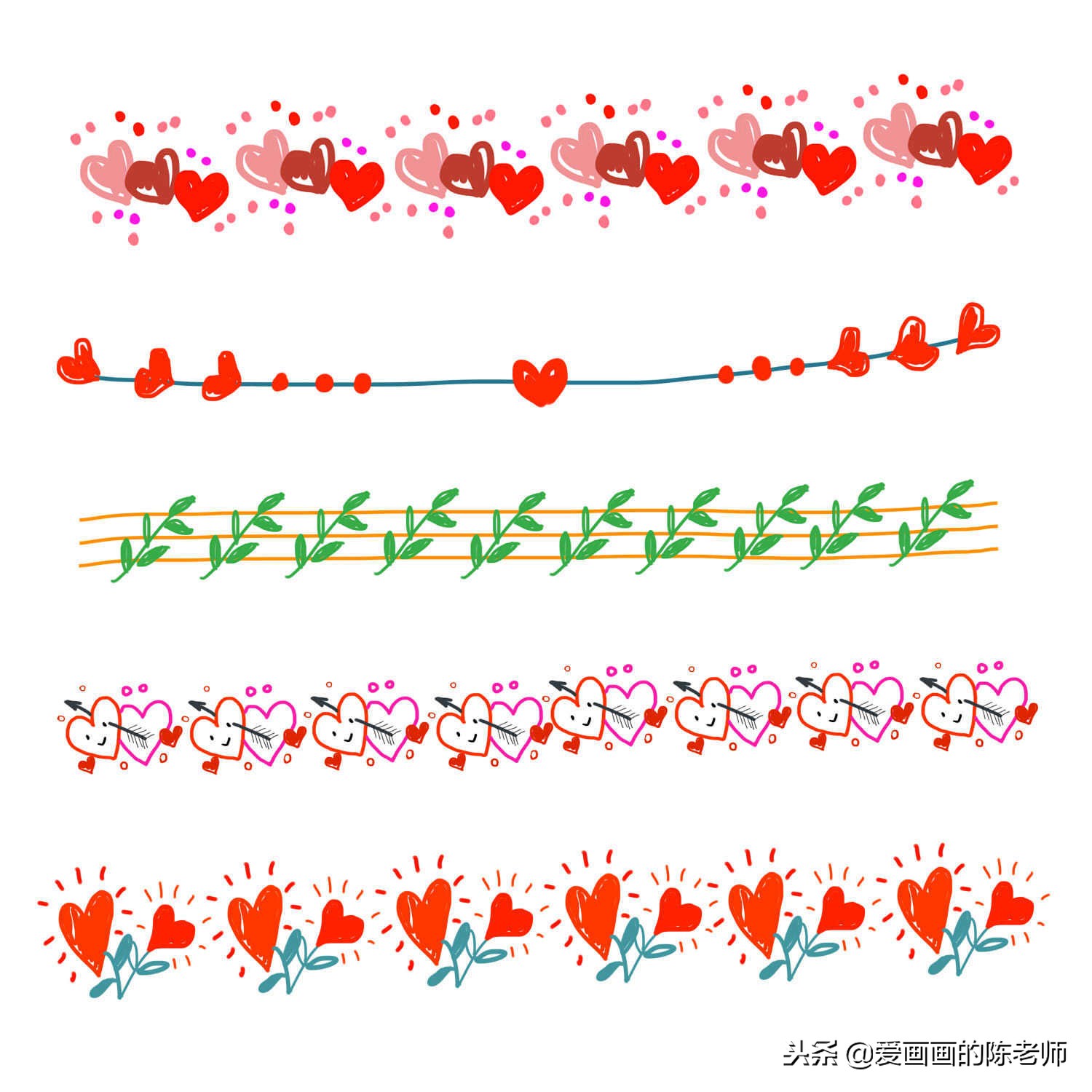 手抄报边框怎么画既好看又漂亮,既简单又好看的手抄报边框怎么画