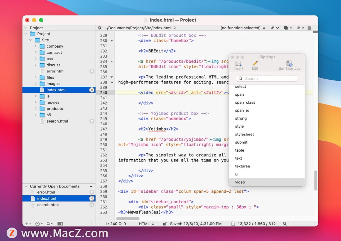 苹果mac编辑软件,mac轻量级代码编辑器推荐