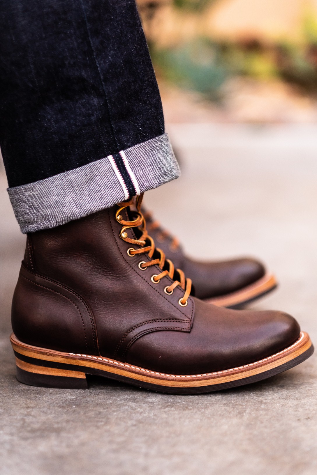 red红翼复古靴,复古靴白色