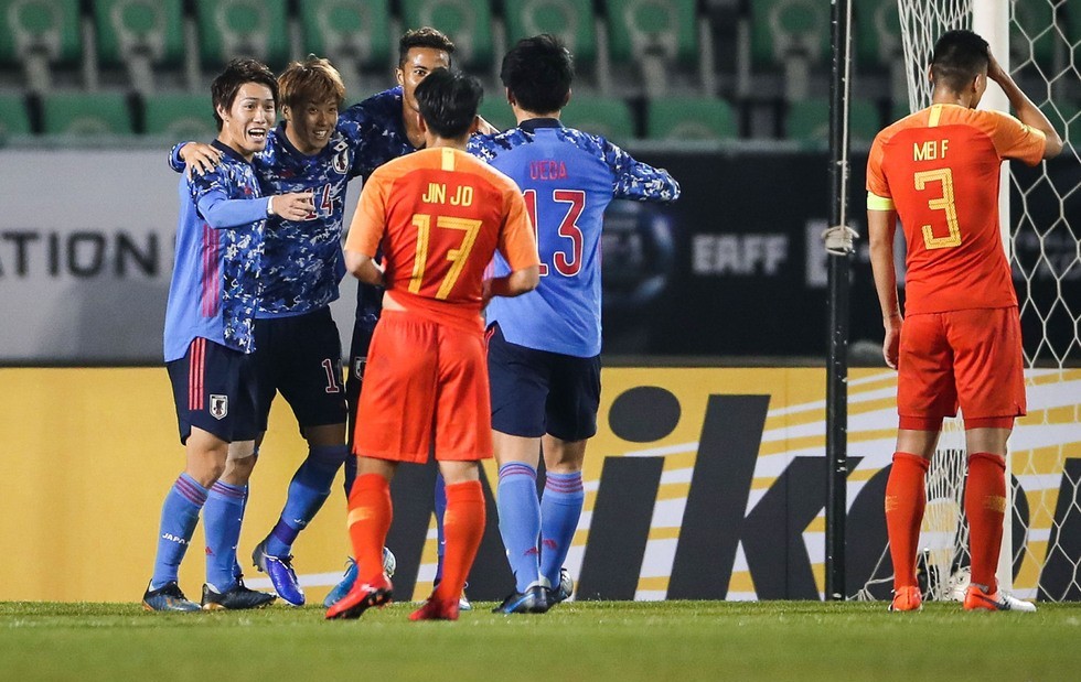 中国青年队对战什么队输了,中国队对战日本队哪个队赢了