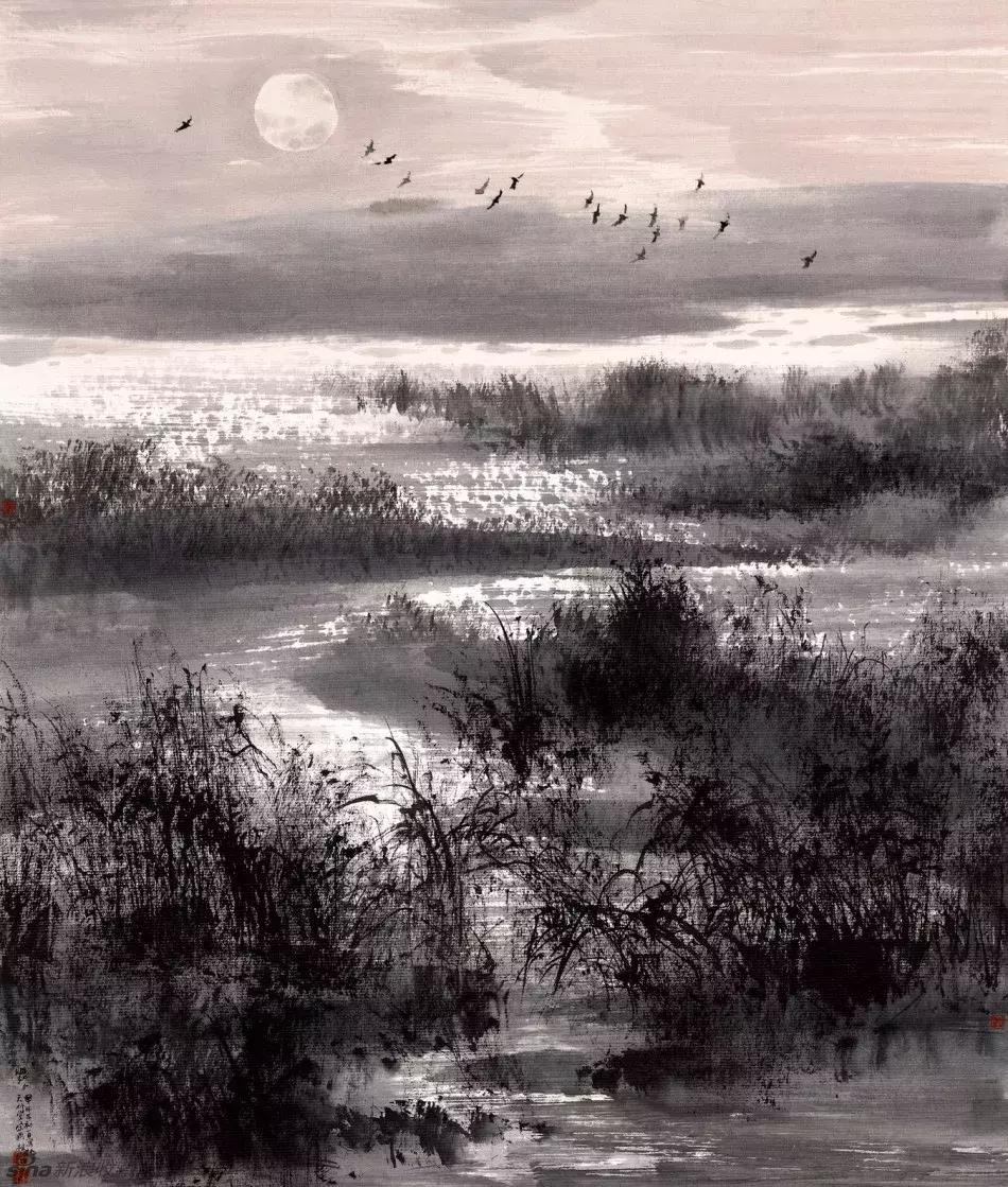 画家宋雨桂作品欣赏,宋雨桂山水书画作品