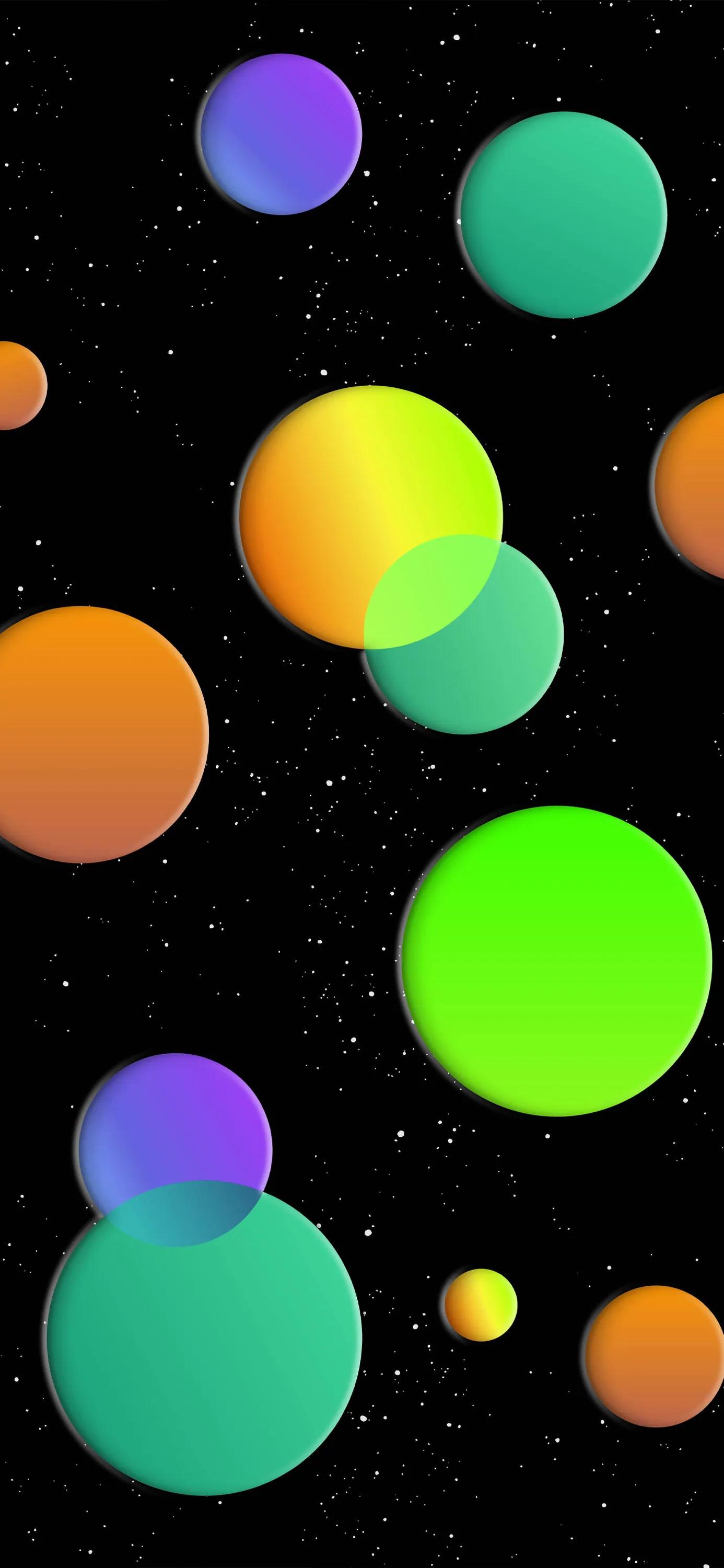 黑白圆形壁纸高清大图,创意炫彩手机壁纸