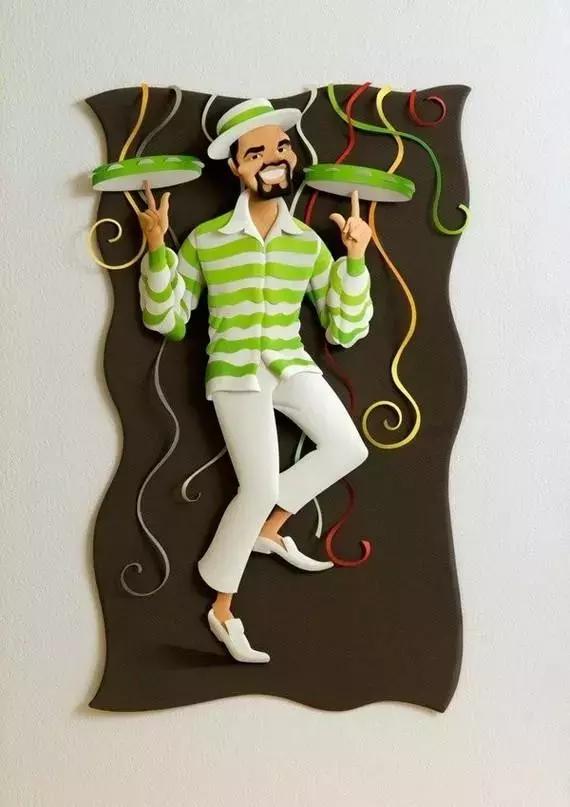 用纸剪出漂亮的图案,用纸剪的足球