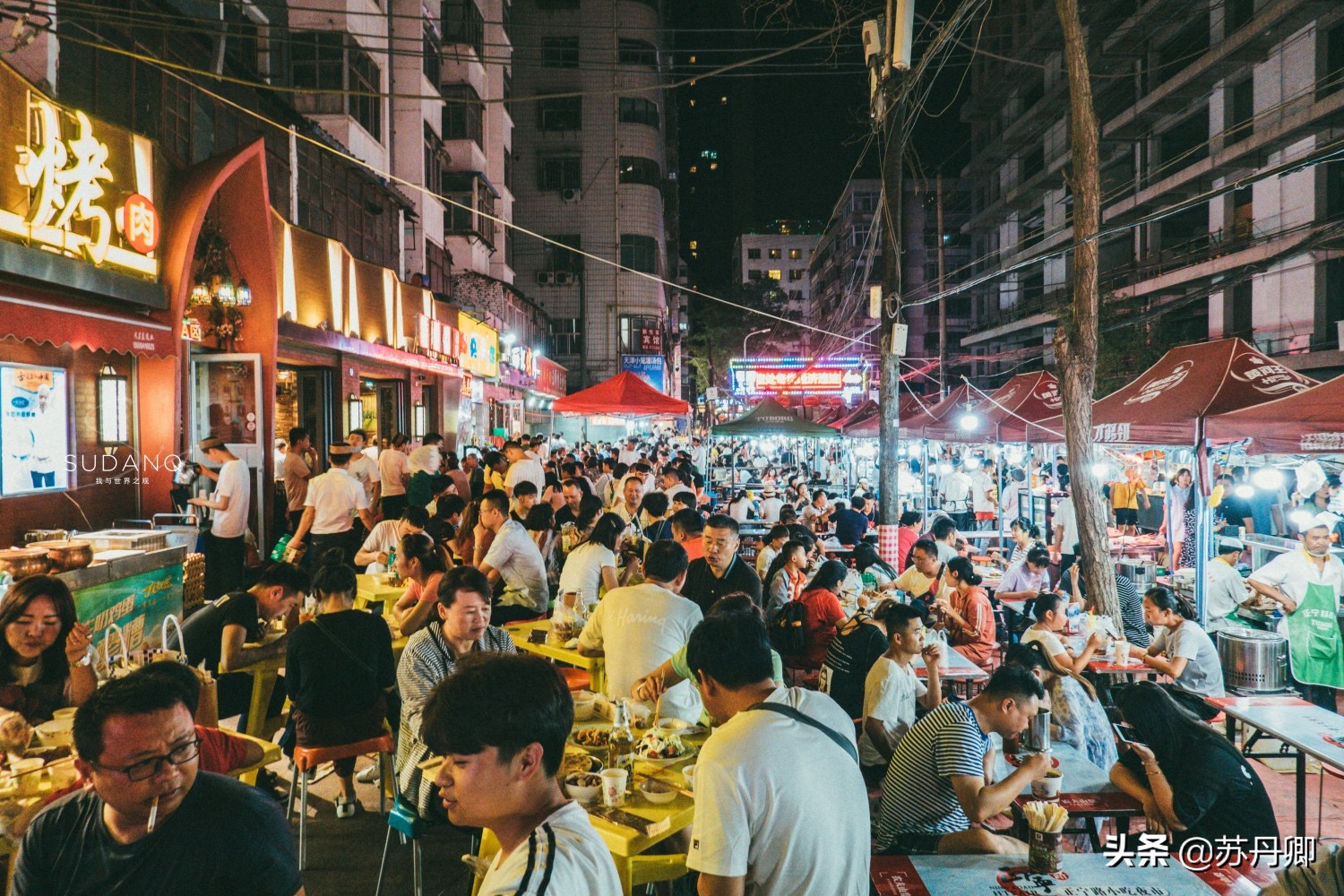 兰州人气最旺的夜市街,兰州当地人夜市人气最旺的地方