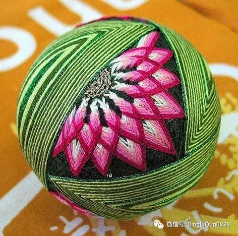 刺绣手鞠球制作步骤,绣手鞠球的正确方法