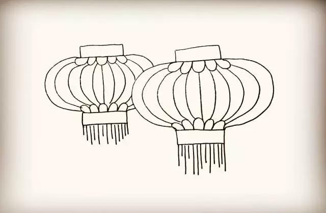 怎么画最简单的灯笼简笔画,灯笼的简笔画怎么画简单