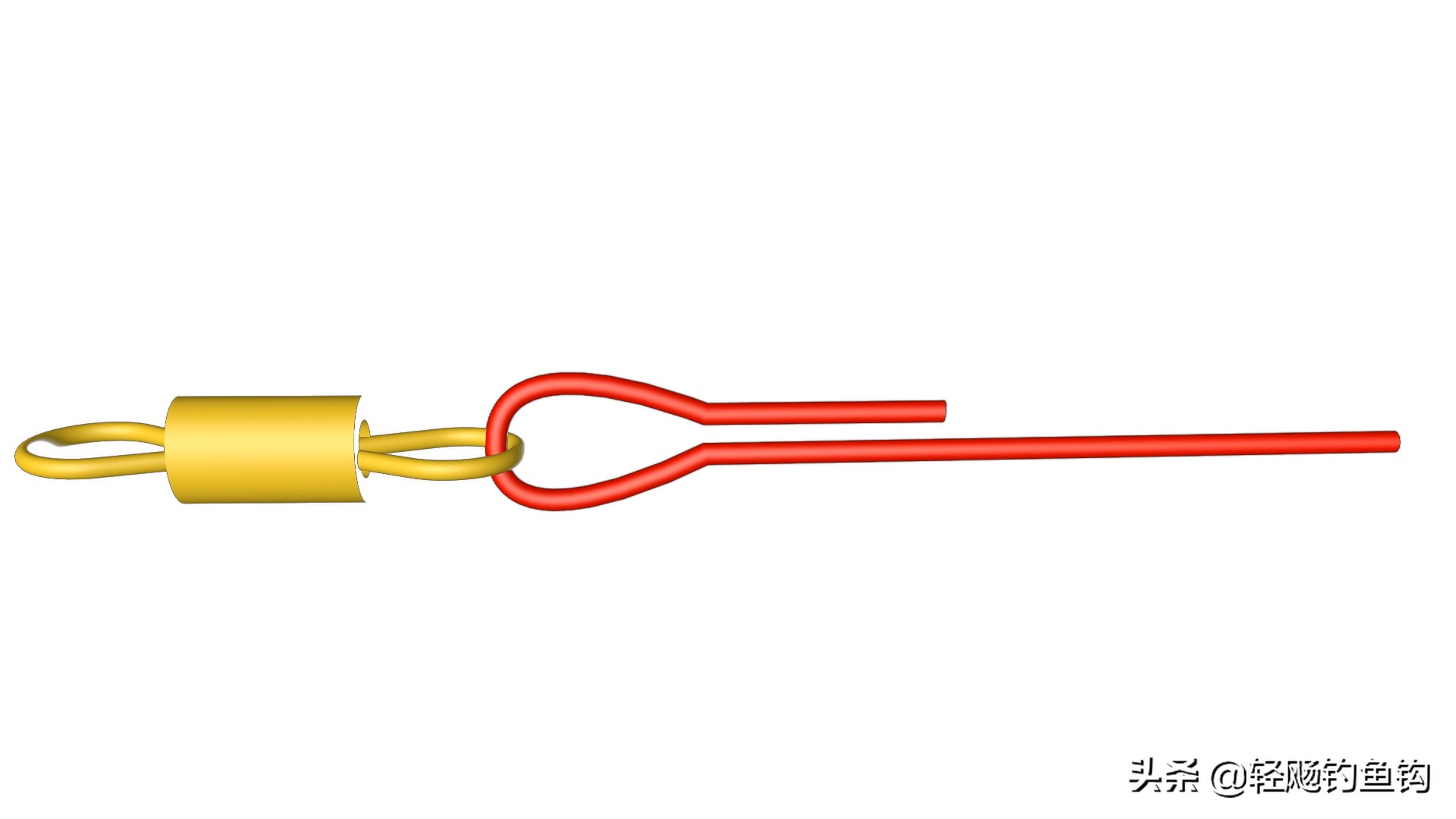 双钩子线绑8字环钓鱼后怎样收线,钓鱼子线怎么连接到8字环上
