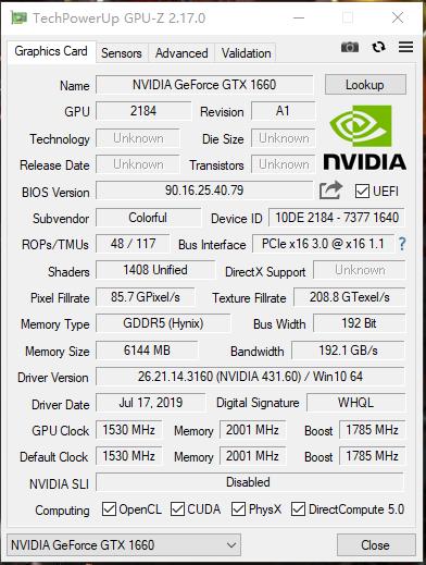 最便宜的gtx1660显卡有哪些,gtx1660骁将显卡