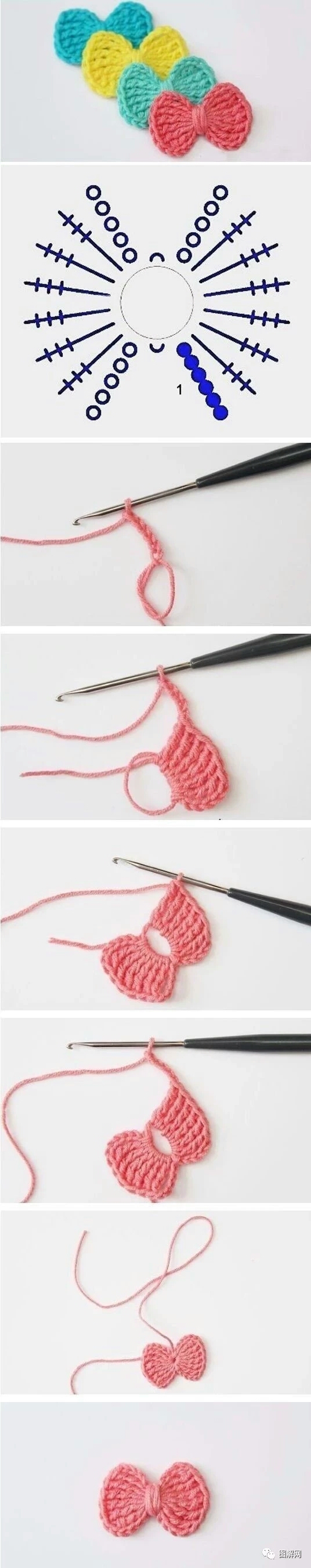 幼儿园蝴蝶结的简单打法图解,双蝴蝶结系法简单又漂亮图解