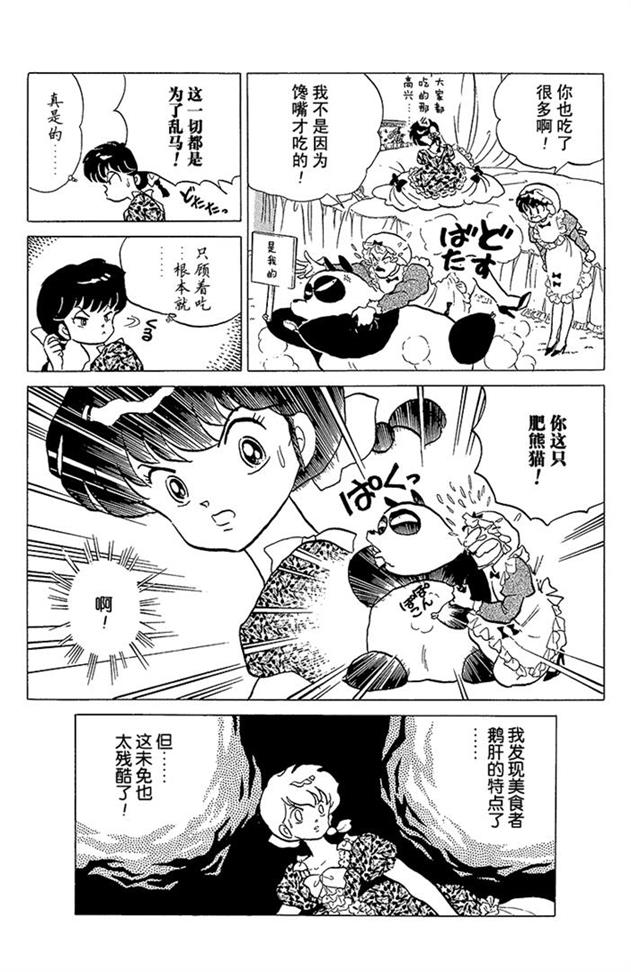 熊猫爸爸又要坑儿子了，希望男主嫁给高富帅保养天年！乱马漫画89