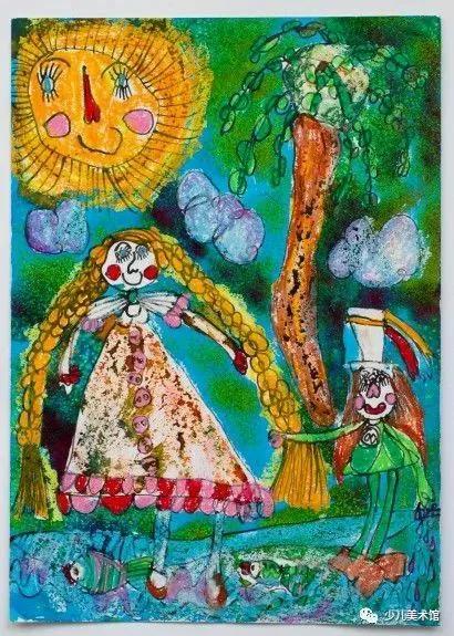 儿童不同时期的绘画作品,孩子们一幅幅栩栩如生的绘画作品