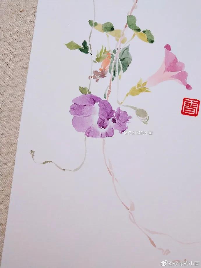 分享一组好看的小清新水彩插画,不来看看简单水彩小插画的教程吗