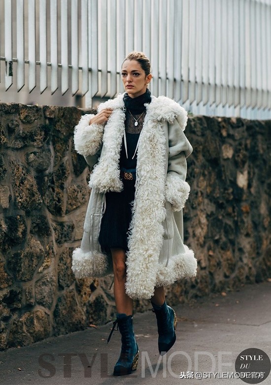 立领复古冬季机车夹克,冬季保暖机车夹克套装时髦搭配