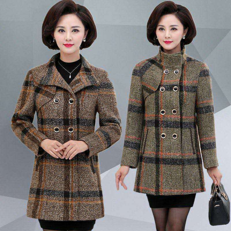 中年女装妈妈款冬装真皮大衣,中年妇女中长款外套皮衣带绒