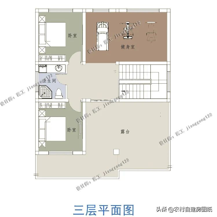 农村三层别墅图片大全带大露台,农村最简单的三层别墅带露台