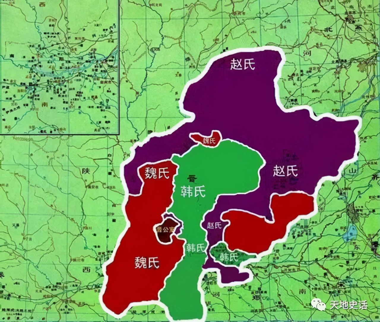 春秋争霸战国争雄,中国诞生前的版图