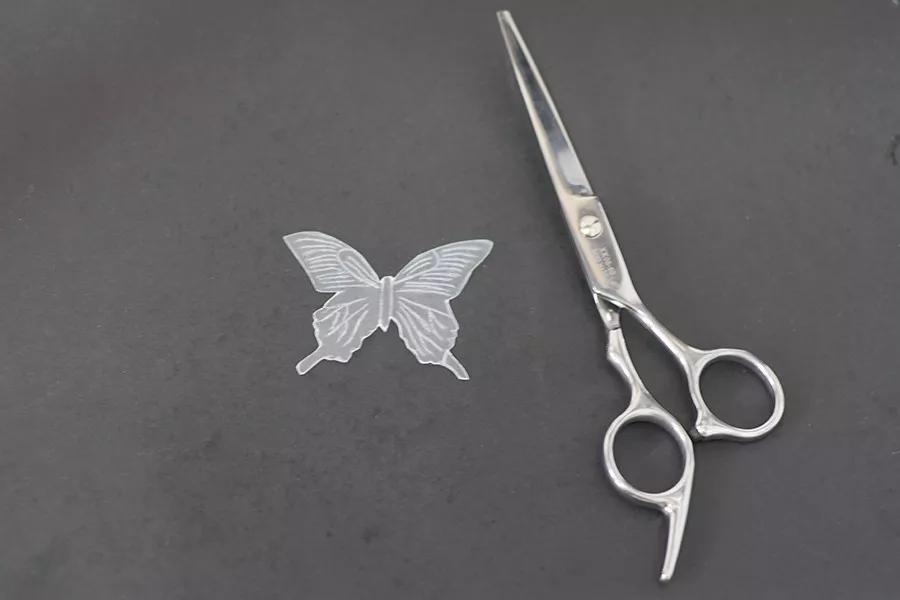 热缩片蝴蝶制作教程,热缩板耳环制作教程