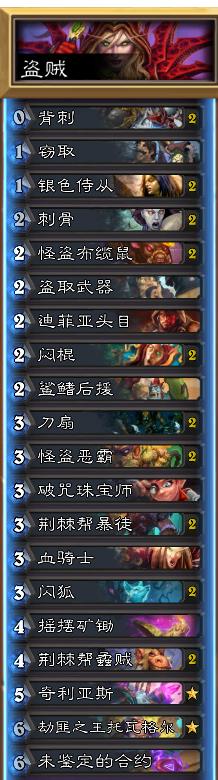 炉石传说挖宝贼卡组,新炉石传说宝藏贼卡组