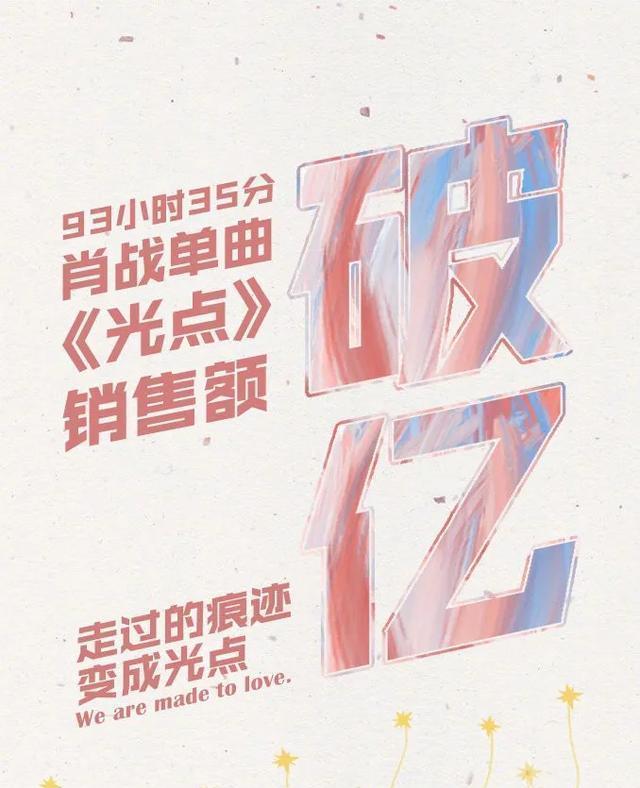 肖战新歌破亿自己能分到多少钱,肖战最近新歌广告