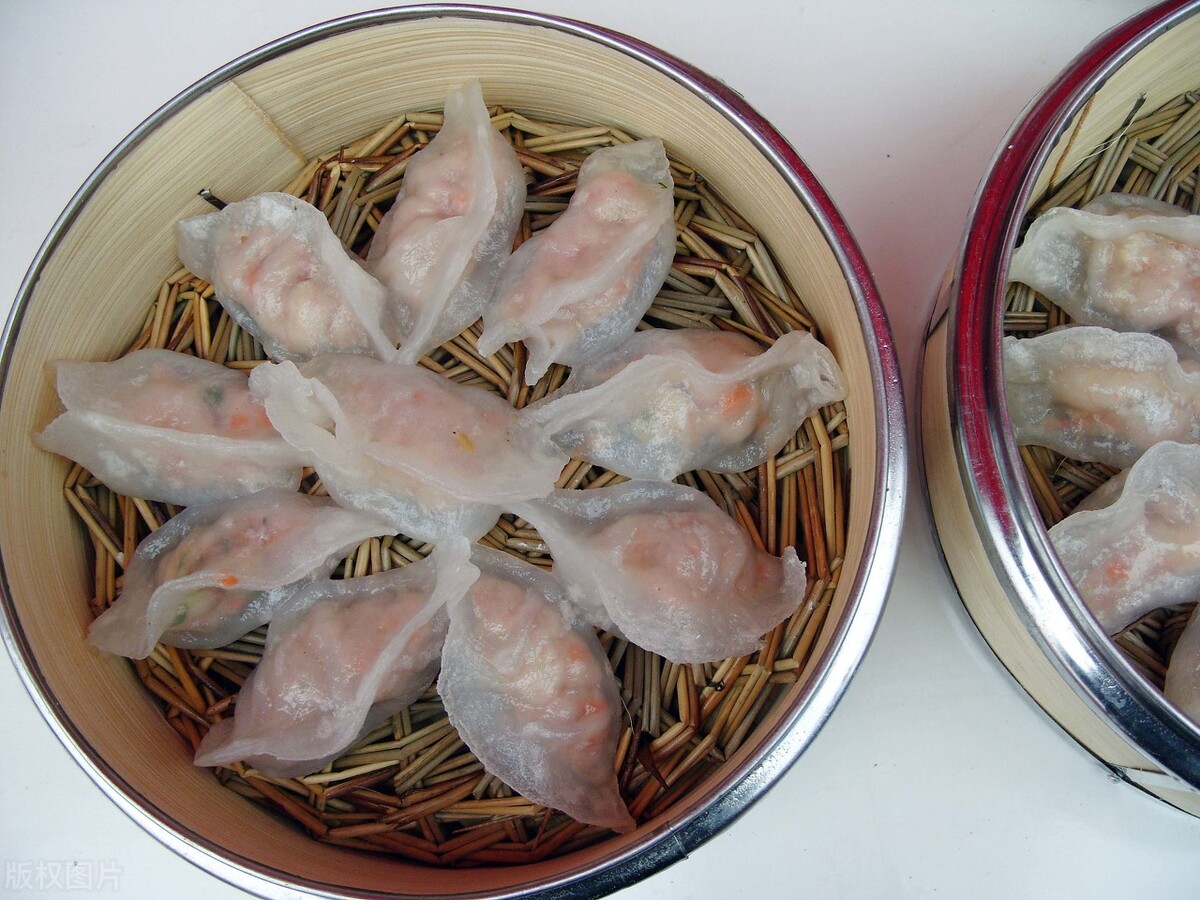 水晶虾饺的正确做法面皮劲道不破,速冻水晶虾饺用冷水蒸还是热水蒸