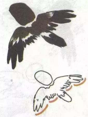 写意花鸟配景石的画法,干货写意花鸟类的画法