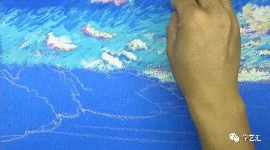 重彩油画棒教程简单,油画棒超美超简单