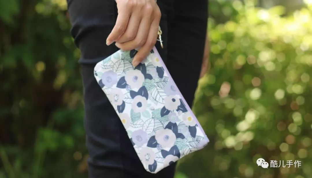 双层拉链收纳包缝制方法,布艺拉链收纳包