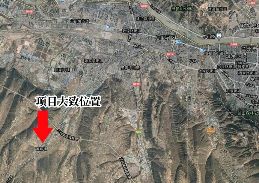 总建面约36.4万方恒大兰州七里河黄峪镇三项目总平面图公示