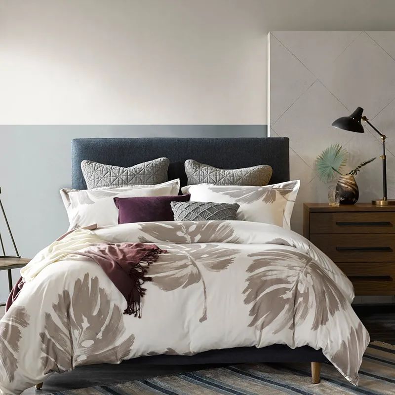 氛围感*疆新**棉四件套！浪漫丛林双重色彩，全棉磨毛很暖和