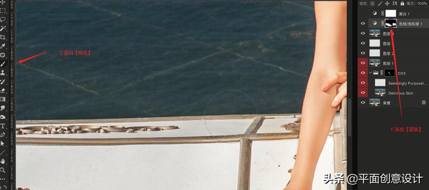 ps教程赛博朋克风格调色人像篇,ps人像修图先调色还是先磨皮