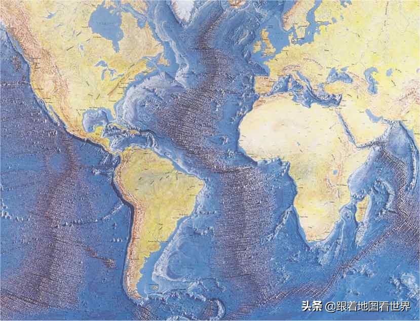 地球表面海洋的真实样子,五大洋地球表面图