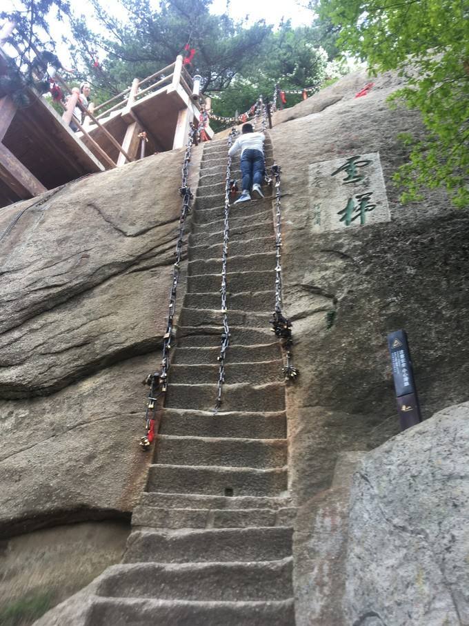 华山地图高清版攻略,最全华山攻略地图