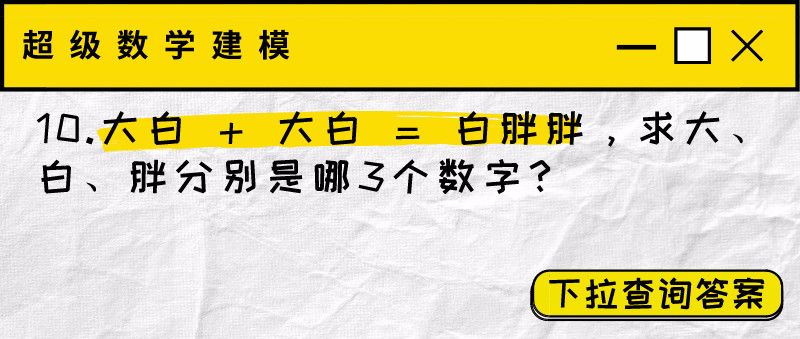 2020十大网红数学题,初中网红数学题