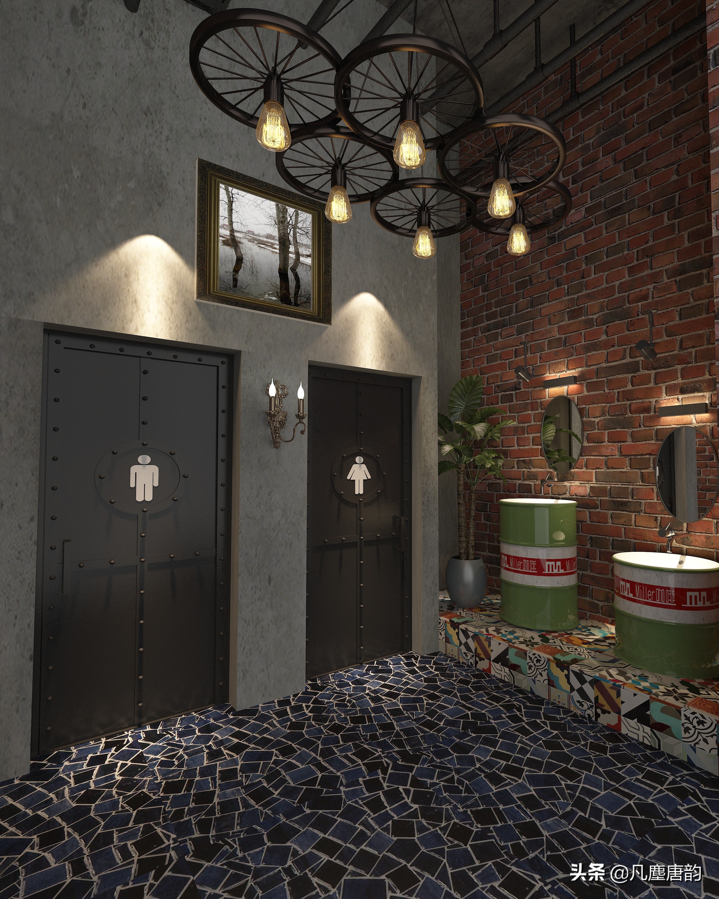 现代极简风格咖啡馆,工业风格咖啡厅设计之源