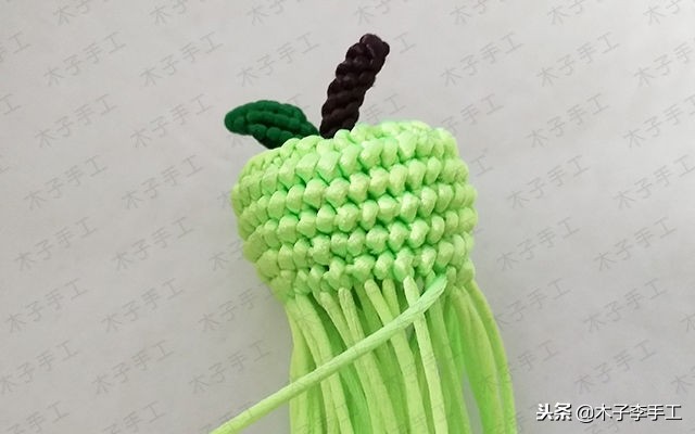 简单易学的苹果编织教程,钩编苹果的图解教程
