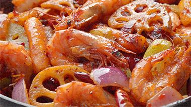 虾怎么做干锅虾简单又好吃,虾壳都能吃的干锅虾家常做法